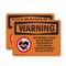 Signmission Safety Culture Sign, 5 in Width, Vinyl Decal, Rectangle OS-2PACK-WS-D-35-L-12637 - alternate 1